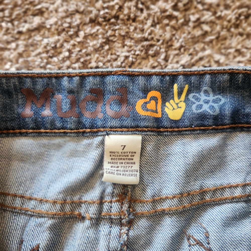 Mudd A-Line Skirt with Graphic Detail